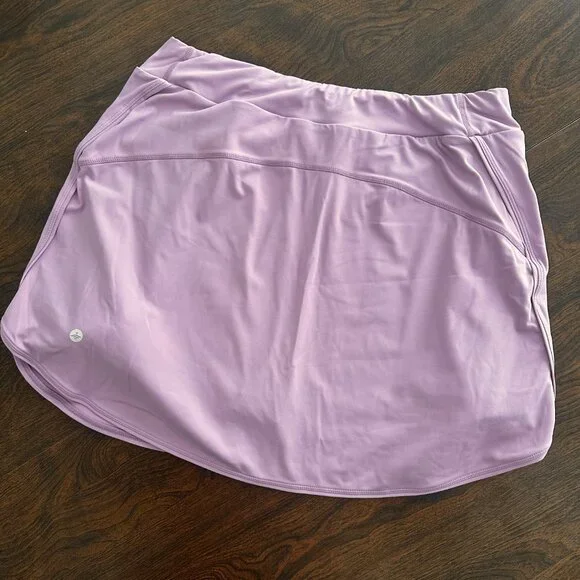 HALARA Everyday High Waisted Side Pocket 2-in-1 Micro Mini Golf Skirt XL, Orchid - Picture 5 of 5